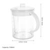 MOLUCKFU Fat Separator Measuring Cup with Strainer, White view 2