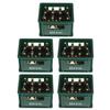 WHAMVOX 5-Piece Miniature Beer Crates with Detailed Bottles for Dollhouse Bars and Dioramas view 1