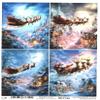 Josys Craft Fairy Rice Paper A4 Christmas Santa view 1
