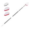 Floor Cleaning Brush with Extendable Handle, 1-Piece Stainless Steel Set view 1