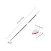 Floor Cleaning Brush with Extendable Handle, 1-Piece Stainless Steel Set view 2