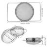 NOLITOY 2-Piece Double-Mesh Honey Strainer, Stainless Steel Mesh, Durable Honey Filter with Handle for Beekeeping view 2