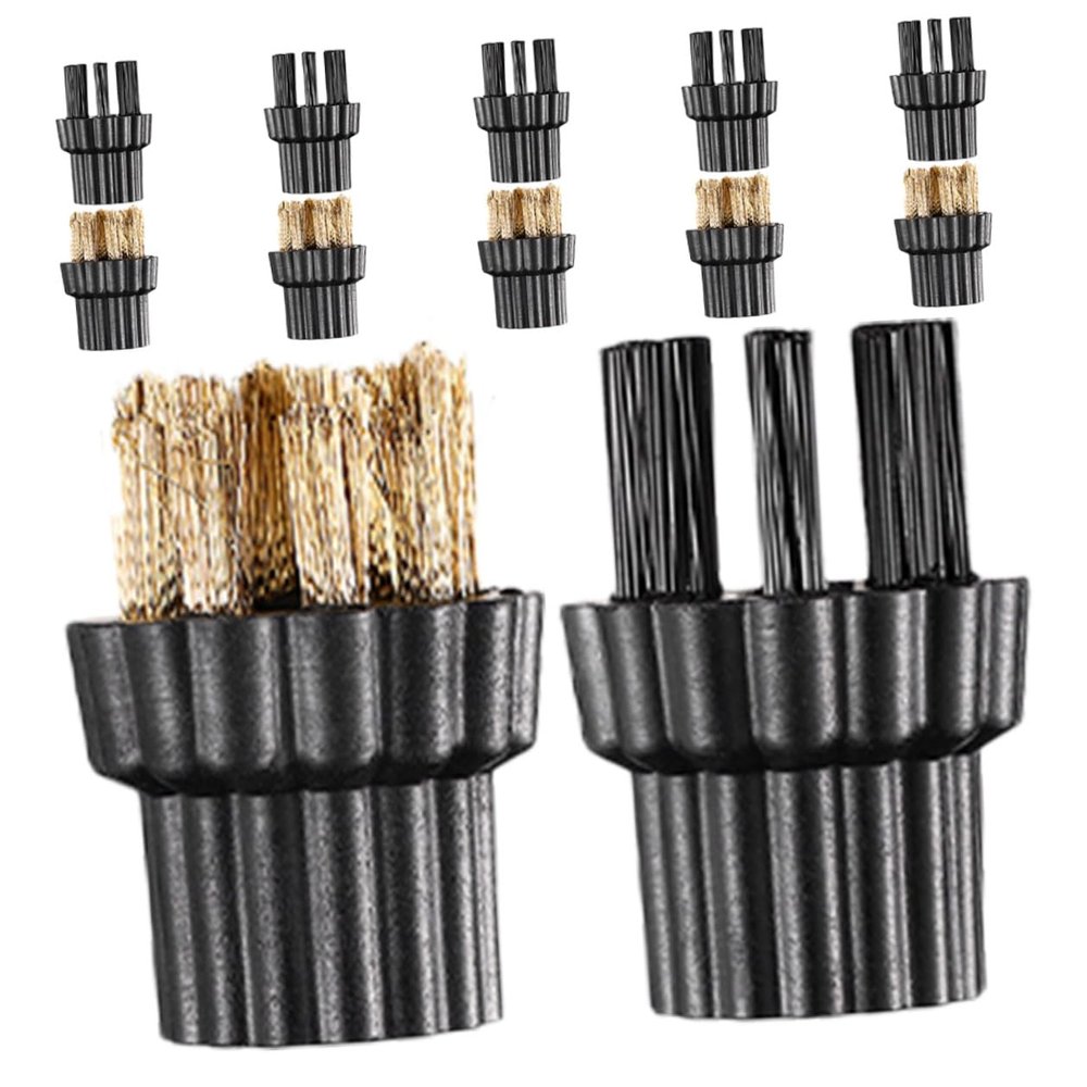UPKOCH 12-Piece Replacement Brush Set, Metal Cleaning Brush Heads for Pressure Washers and Steam Cleaners