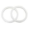 LAXALO 10-Piece White PTFE Gaskets, Cold-Resistant Round Washers for Valve Components (140 x 128 x 2 mm) view 1