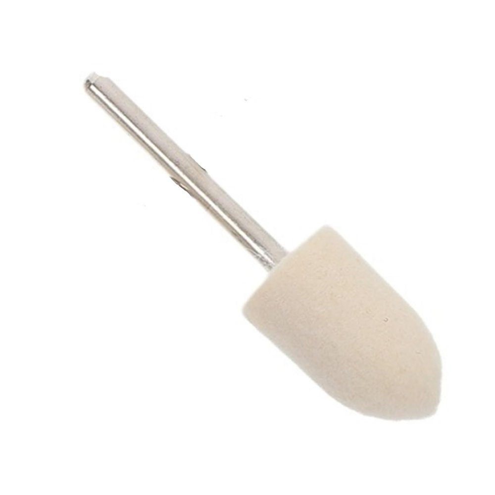 12-Piece Wool Felt Polishing Bits for Jewelry and Rotary Tools