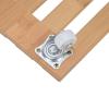 Square Heavy-Duty Plant Stand on Wheels for 25 x 25 cm Pots, S, Corrosion-Resistant Plant Caddy for Indoor and Outdoor Use view 2