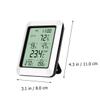 Digital Plastic Hygrometer with Stand for Baby Room and Bedroom view 2