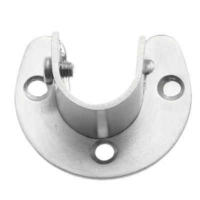 1-Piece 19 mm Stainless Steel Flange Rod Holder