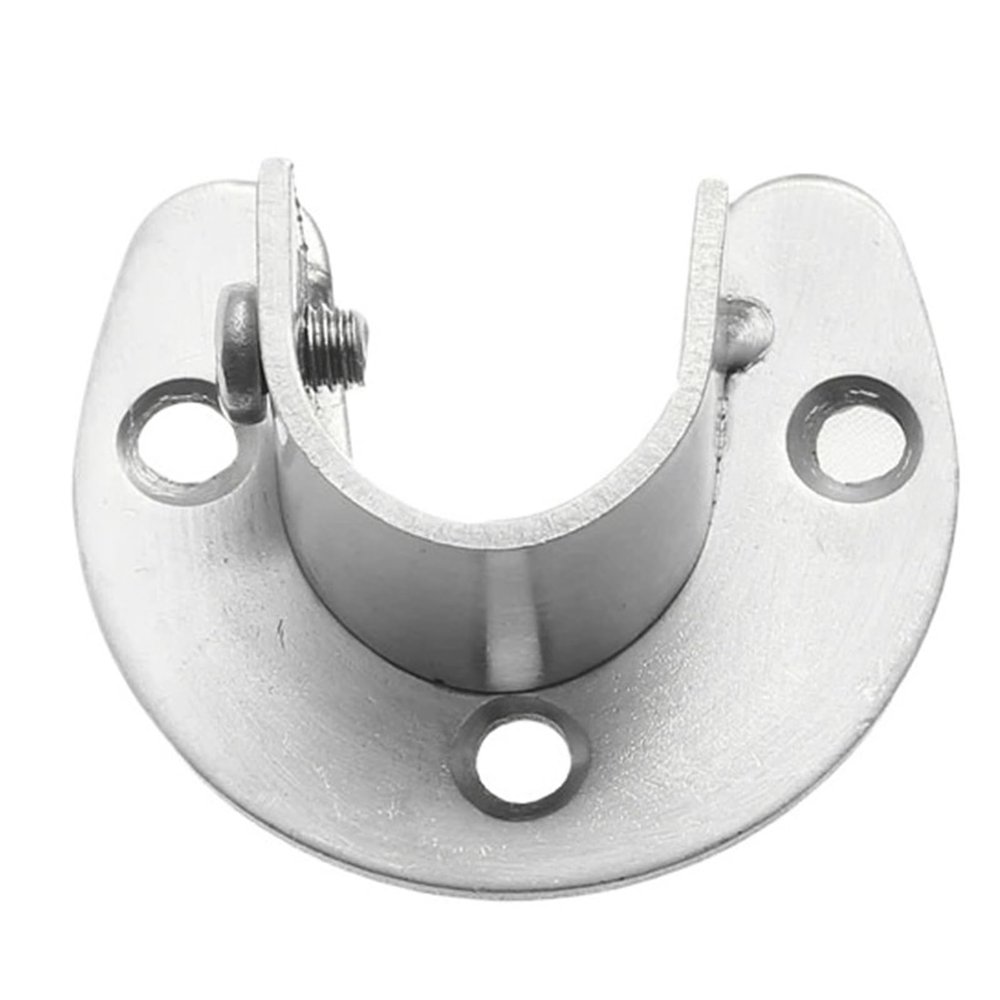 1-Piece 19 mm Stainless Steel Flange Rod Holder