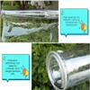 Transparent Waterproof Tarp 145 x 500 cm, 400 g/m², with Reinforced Rubber Corners view 3