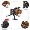 Adfaga Professional Aluminum Alloy Spinning Reel with Reversible Handle, CNC-Machined Spool for Saltwater view 4