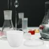 70 mL Ceramic Laboratory Crucible with Lid and Handle view 4