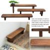 Waterproof Wooden Garden Bench for Outdoor Use, 60/90/120/150 cm Lengths view 2