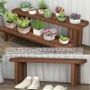 Waterproof Wooden Garden Bench for Outdoor Use, 60/90/120/150 cm Lengths view 3