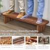 Waterproof Wooden Garden Bench for Outdoor Use, 60/90/120/150 cm Lengths view 4