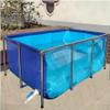 Freestanding Aquarium and Pond for Indoor Use, PVC Liner with Steel Frame and Viewing Window, 150 x 100 x 71 cm view 1