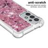 Compatible with Samsung Galaxy A32 5G Case, Pink Glitter Liquid Quicksand TPU Case view 4