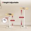 SANODESK Height-Adjustable Side Table with Casters, 60 × 40 cm view 3
