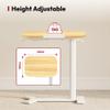 SANODESK Height-Adjustable Side Table with Casters, 60 × 40 cm view 4