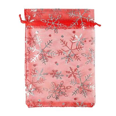 YIXANNX 100-Pack Small Organza Gift Bags with Drawstrings, 4 x 6 in