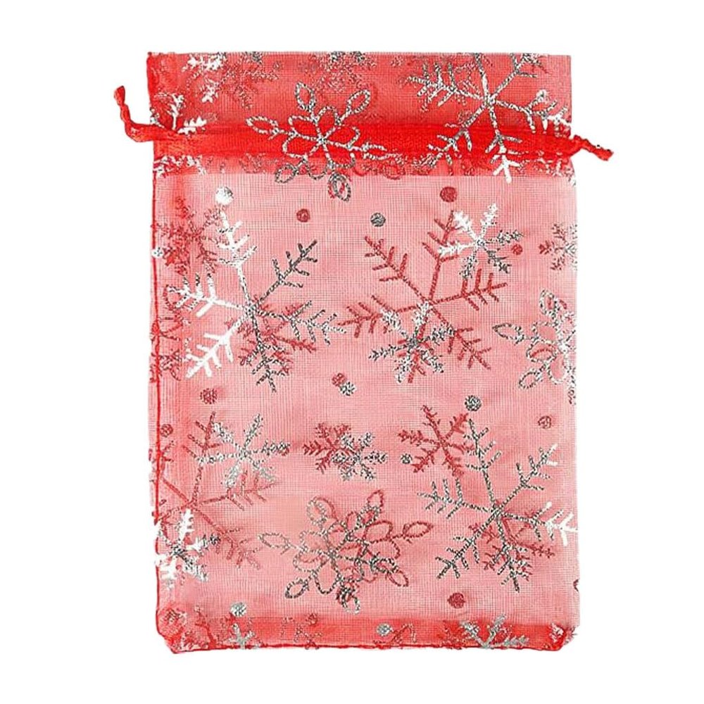 YIXANNX 100-Pack Small Organza Gift Bags with Drawstrings, 4 x 6 in