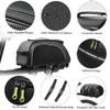 Lixada 2-in-1 7L Bicycle Rear Rack Bag, Water-Resistant and Reflective with Rain Cover view 2