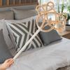 Toyvian Plastic Rattan Carpet Beater with Long Handle view 3