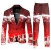 Men's Funny Slim-Fit Christmas Suit view 4