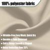 GOUBAN Blackout Curtain with Grommets, 200 x 230 cm, Thermal Room-Darkening Curtain for Bedroom and Living Room, Washable, Black view 4