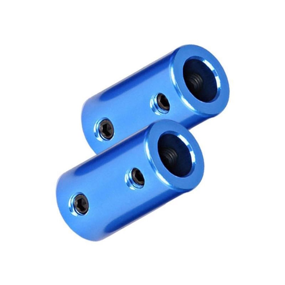 GuidNaurys 2-Piece D14 L25 Rigid Coupling, Aluminum Alloy Flexible Shaft Coupling, 6x8 mm