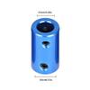 GuidNaurys 2-Piece D14 L25 Rigid Coupling, Aluminum Alloy Flexible Shaft Coupling, 6x8 mm view 3