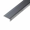 Stair Tread Anti-Slip Strip, Aluminum Alloy Edge Profile, Gray view 1