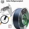 YUANEANG PLA 3D Printer Filament, Satin, Dual-Color, ±0.03 mm Accuracy, 1 kg Spool, 1.75 mm, Black-Green view 3