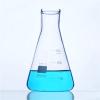 Nickel Silicate Glass Conical Flask, Graduated Borosilicate Erlenmeyer Flasks, 2-Pack, Multiple Sizes (150 mL) view 2