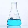 Nickel Silicate Glass Conical Flask, Graduated Borosilicate Erlenmeyer Flasks, 2-Pack, Multiple Sizes (150 mL) view 3