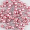 Artificial Christmas Berries with Wire Stems, 12 mm Foam Decorative Berries view 1