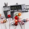 Artificial Christmas Berries with Wire Stems, 12 mm Foam Decorative Berries view 3