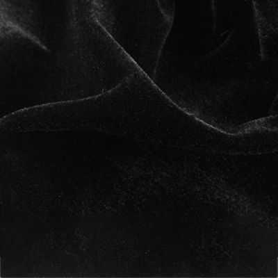 Vayliro 3 m x 2 m Black Velvet Fabric