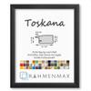 RahmenMax Toskana MDF Picture Frame, Matte Black, 77 x 84 cm view 1