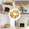 Wezalget 45 cm Artificial Autumn Door Wreath view 4
