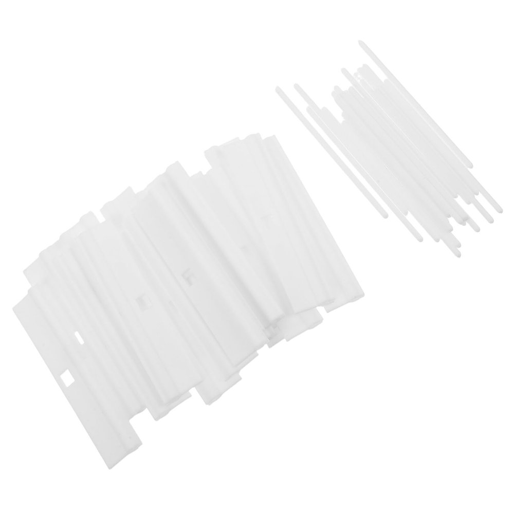 20 White PVC Replacement Slats for Vertical Blinds