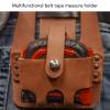 OVAQUIXI Tape Measure Holder, PU Leather Tool Belt Pouch for Carpenters view 3