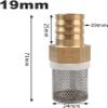 Pipe Filter, High-Performance Water Pump Filter with Brass Screen for Pressure Washers and Garden Irrigation, 619 mm Suction Hose Filter (19 mm) view 2
