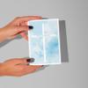 WBdesignz “Rest in Peace” Sympathy Card with White Envelope, Cross and Sky Motif, DIN A6 view 3