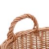 Sosoport Round Handwoven Rattan Basket with Handles for Bread, Fruit and Snacks view 3