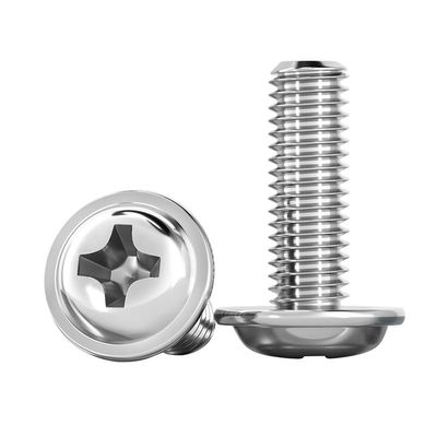 ORANXIN M3.5 x 14 mm 20-Piece Phillips Pan Head Screws with Washer, 304 Stainless Steel