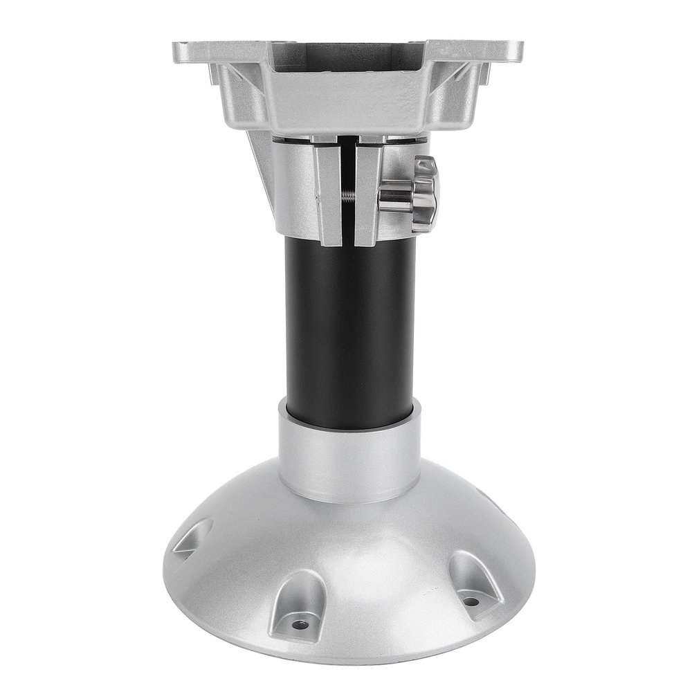 LUCKDANO Boat Seat Base, Removable Captain's Chair, 330 mm High, Aluminum Alloy, Impact-Resistant ABS, for Yachts, Pontoons & RVs