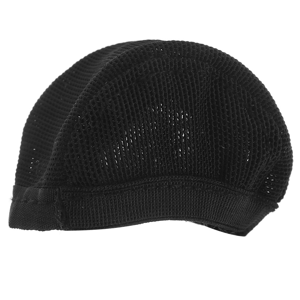 HOODANCOS Black Woven Synthetic Hair Net Cap for Dolls, Fits 14–15 cm Doll Heads