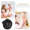 HOODANCOS Black Woven Synthetic Hair Net Cap for Dolls, Fits 14–15 cm Doll Heads view 3