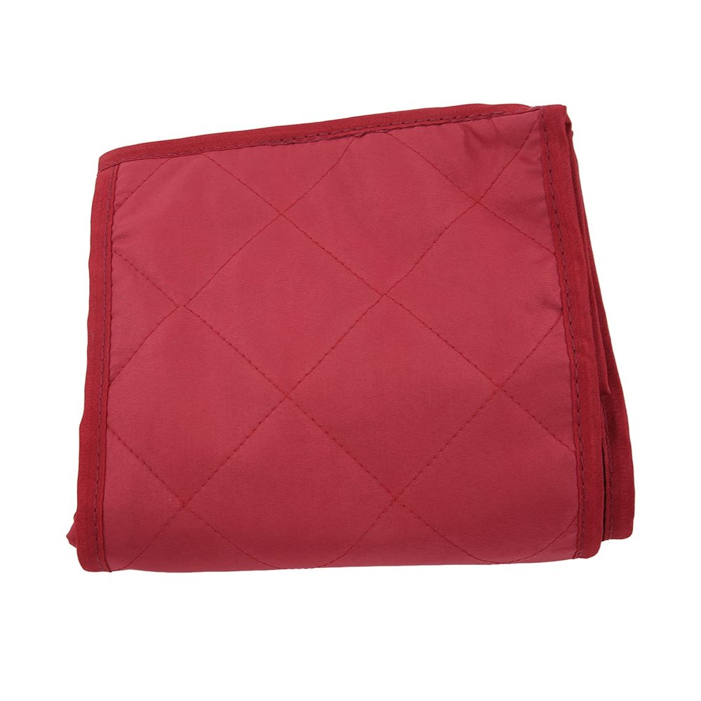 Alomejor Quilted Stand Mixer Dust Cover, Wine Red, with Large Pockets